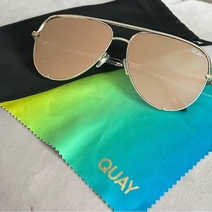 Quay High Key Aviator Sunglasses
